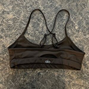 Alo Airlift Intrigue Bra - Espresso